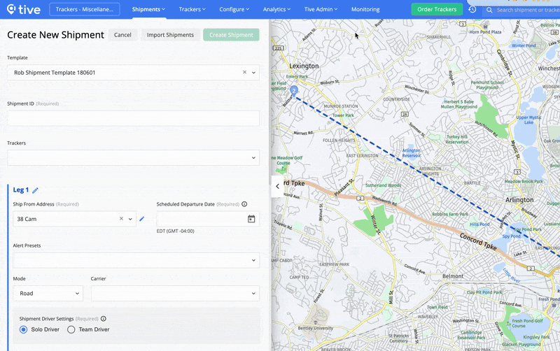 CSV upload