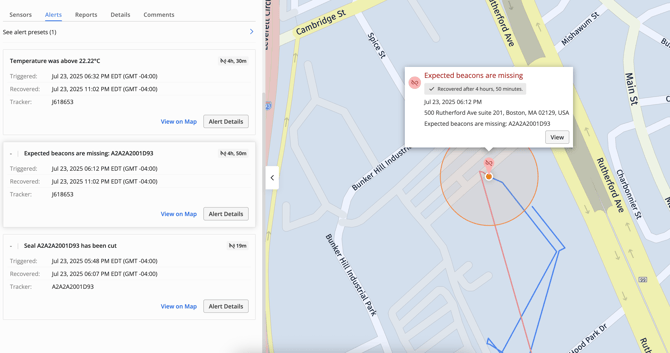 Tive Seal Separation in Platform